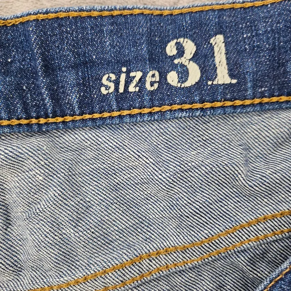 J Crew Indigo Denim Shorts Women’s Cutoff Pockets Raw Hem 31 - Picture 3 of 4